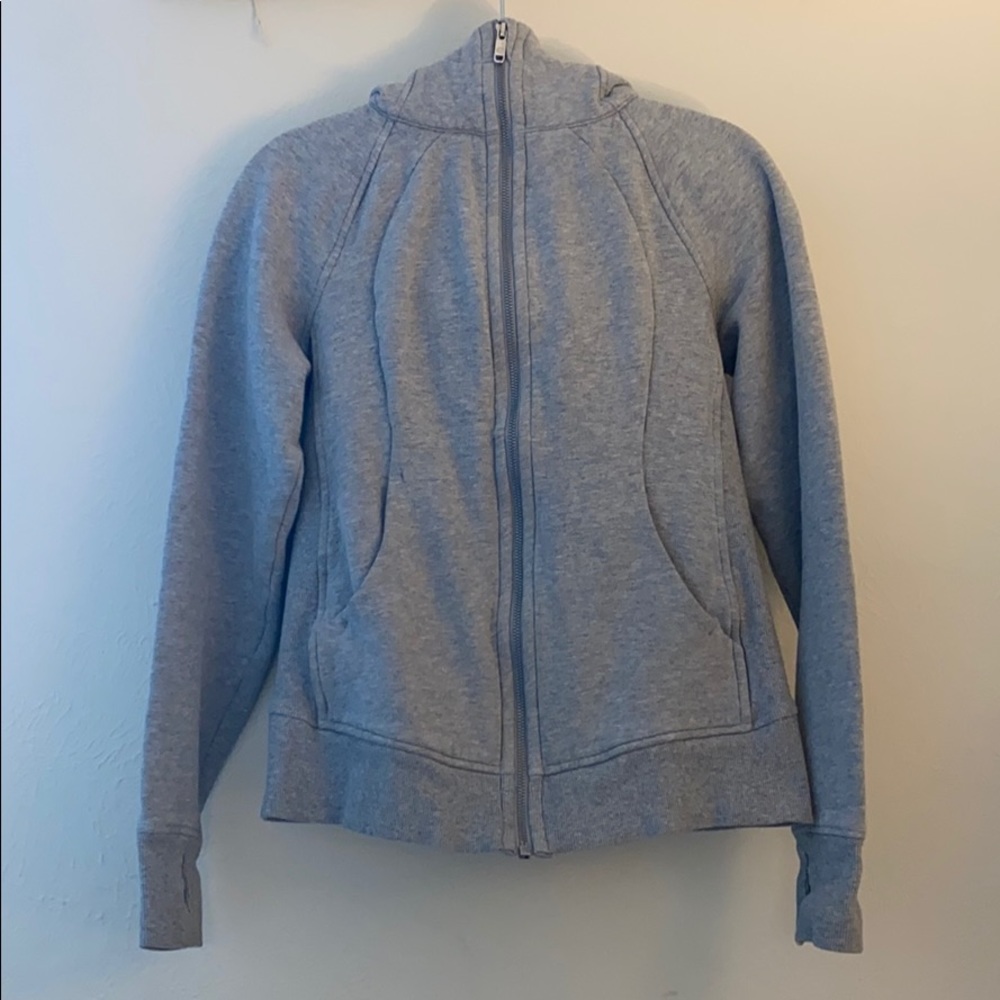 Grey Lululemon Scuba Hoodie